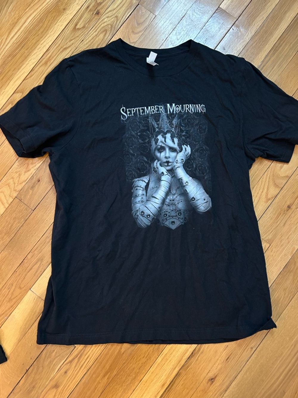 Black Graphic Band Tee September Mourning
